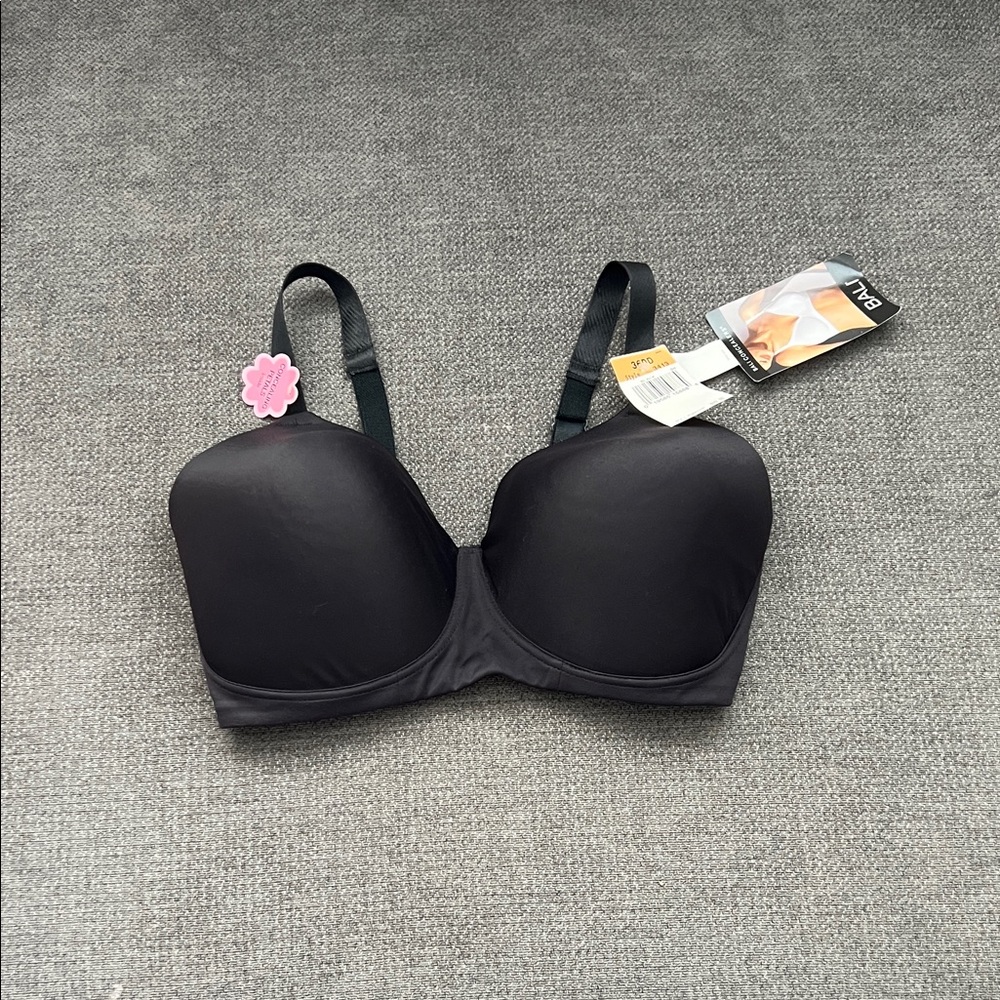 Bali Black Seamless T-Shirt Bra